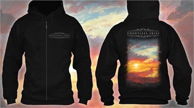 Countless Skies  - Glow Zip Up Hoodie